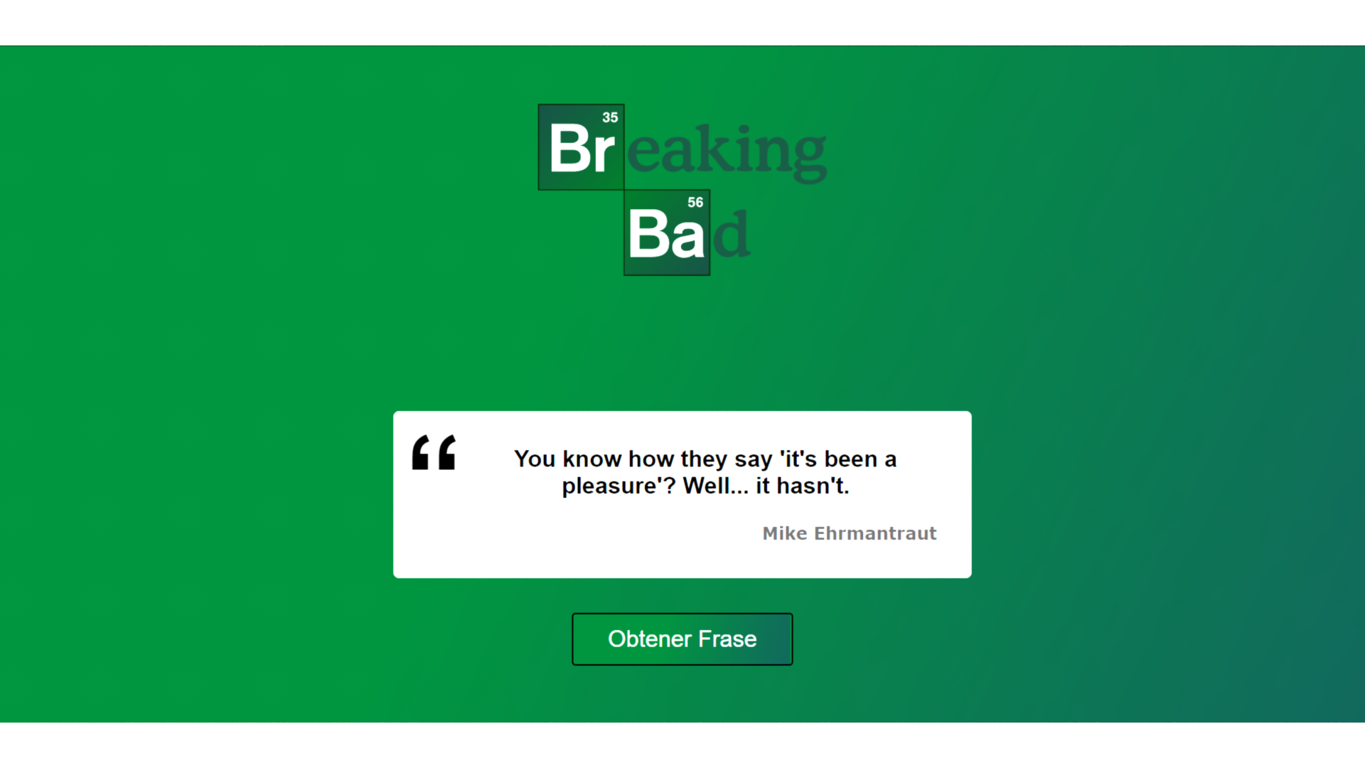 Github Gorusuke Frases De Breaking Bad Encuentra Frases De Breaking
